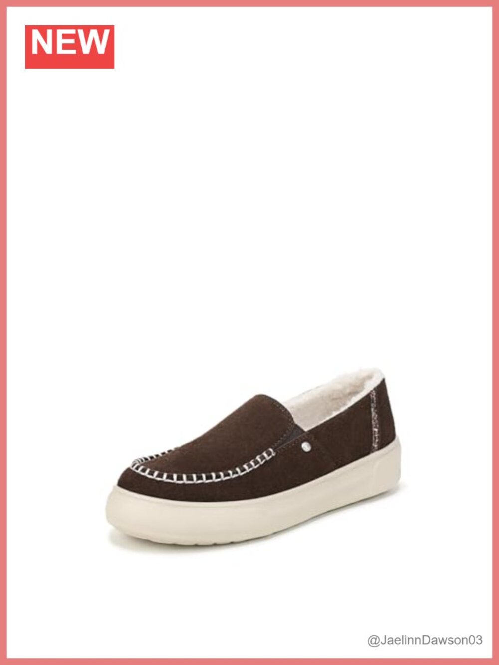 Women's Faux Suede Slip-On Loafer Flats with Cushioned Footbed